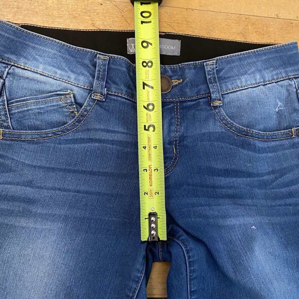 Wit & Wisdom Jeggings Women’s Size 2 Medium Wash Stretch Skinny Ankle - Picture 4 of 9